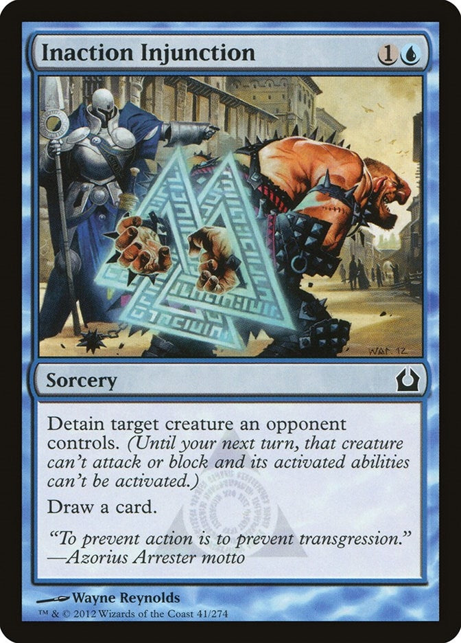 Inaction Injunction (41) [RTR] - MTG Single