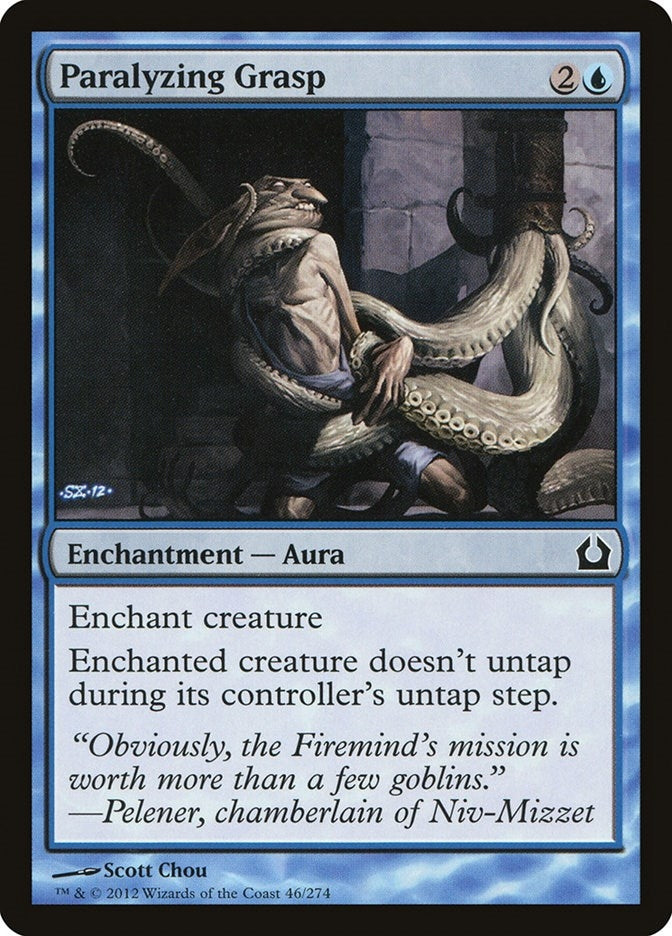Paralyzing Grasp (46) [RTR] - MTG Single