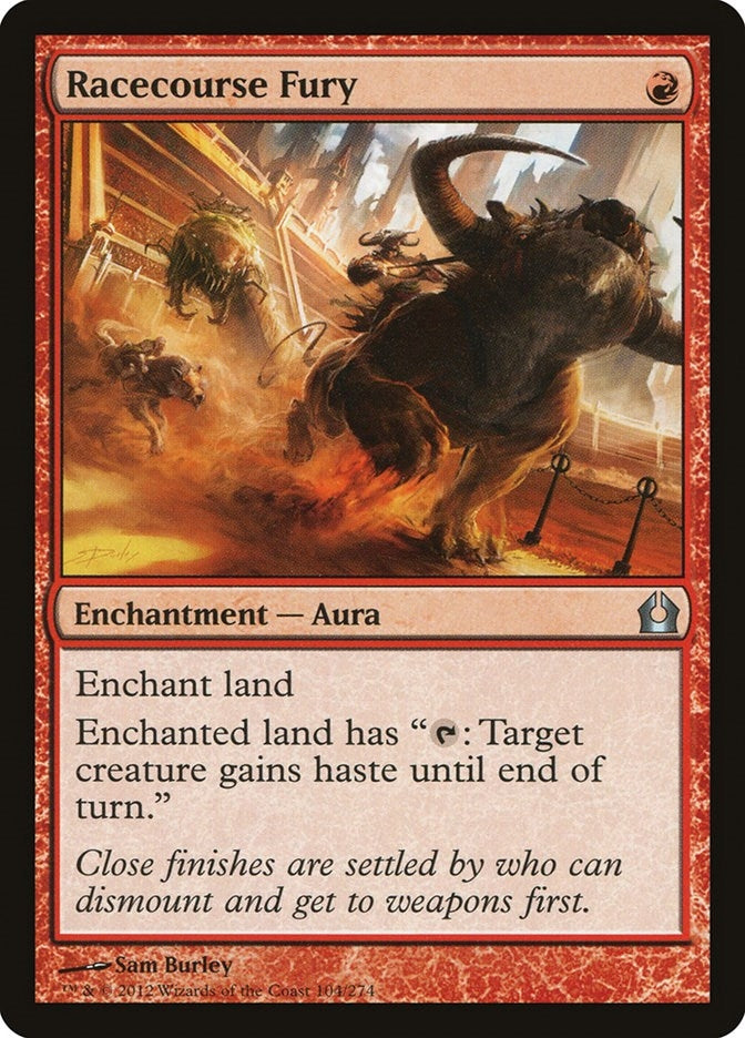 Racecourse Fury (104) [RTR] - MTG Single