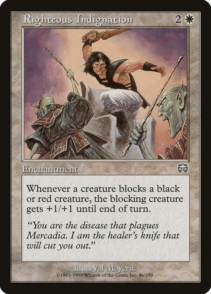 Righteous Indignation (46) [MMQ] - MTG Single