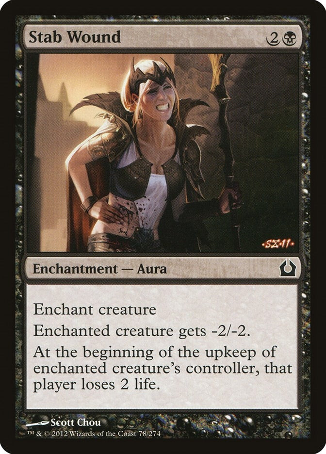Stab Wound (78) [RTR] - MTG Single