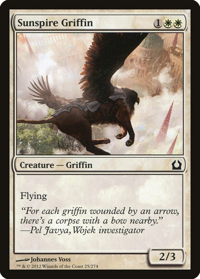 Sunspire Griffin (25) [RTR] - MTG Single