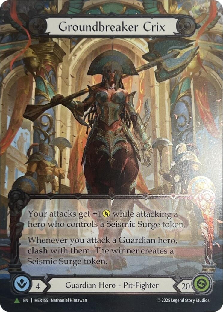 Image for Groundbreaker Crix - HER155 (HER155) - Flesh and Blood TCG