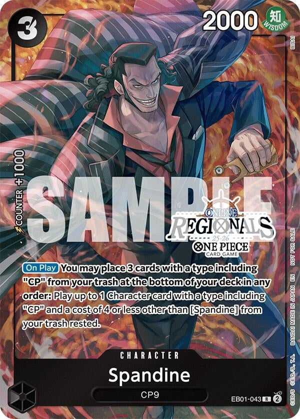 Image for Spandine (Online Regional Participation Pack 2025 Vol.1) (EB01-043) (One Piece Promotion Cards) - One Piece Card Game