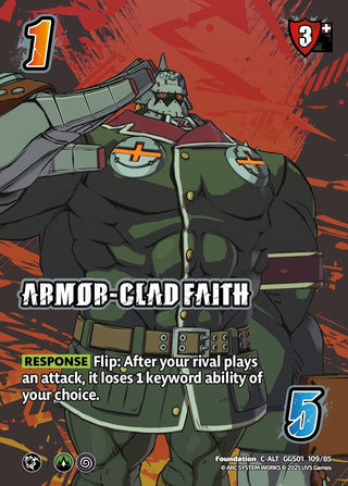 Image for ARMOR-CLAD FAITH (Alternate Art) (GGS01 109/85) (GUILTY GEAR -STRIVE-) - UniVersus