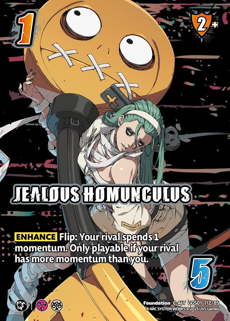 Image for JEALOUS HOMUNCULUS (Alternate Art) (GGS01 112/85) (GUILTY GEAR -STRIVE-) - UniVersus