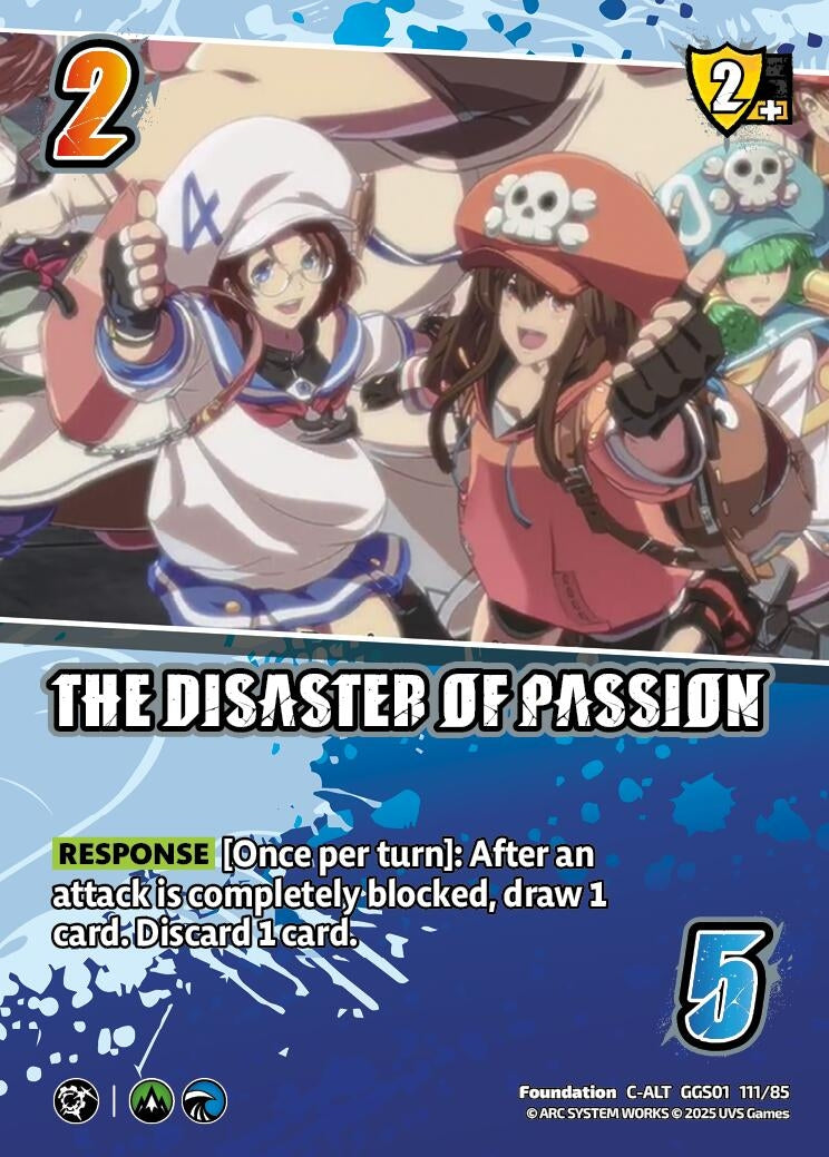 Image for THE DISASTER OF PASSION (Alternate Art) (GGS01 111/85) (GUILTY GEAR -STRIVE-) - UniVersus