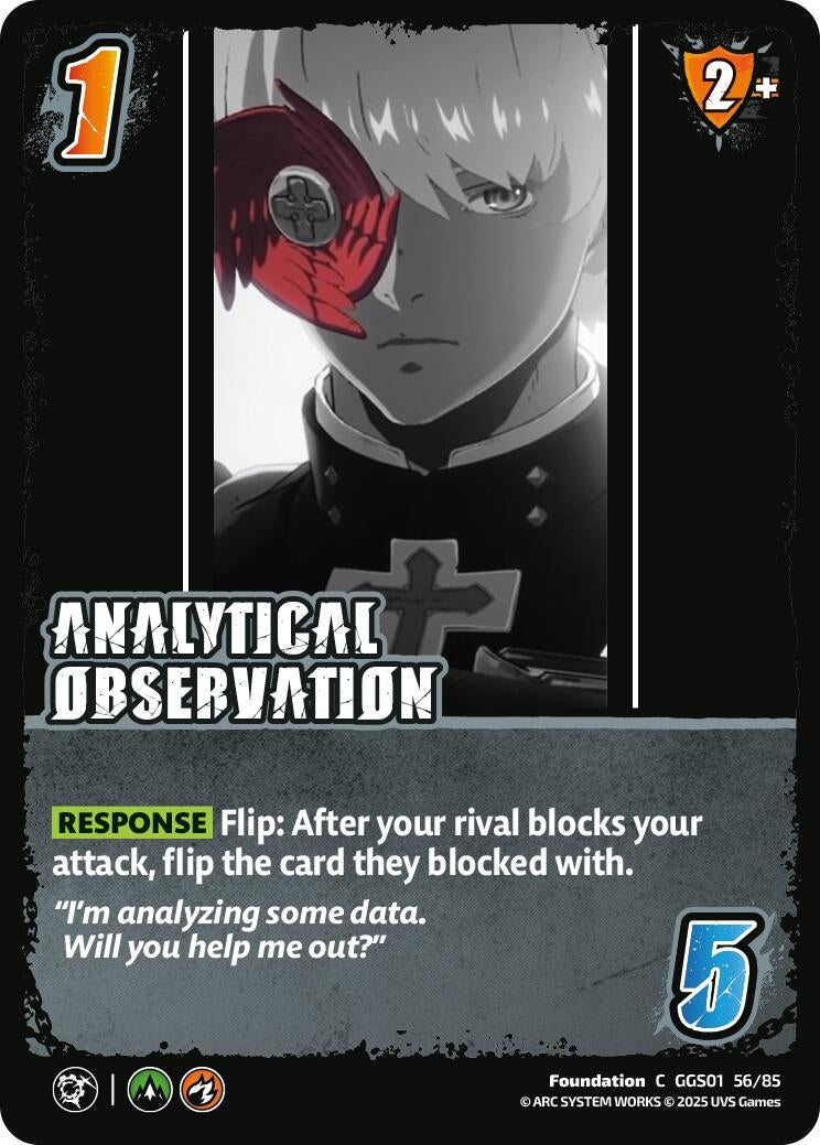 Image for ANALYTICAL OBSERVATION (GGS01 56/85) (GUILTY GEAR -STRIVE-) - UniVersus