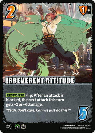 Image for IRREVERENT ATTITUDE (GGS01 66/85) (GUILTY GEAR -STRIVE-) - UniVersus