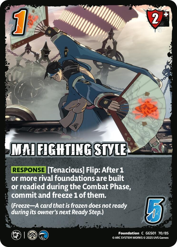 Image for MAI FIGHTING STYLE (GGS01 70/85) (GUILTY GEAR -STRIVE-) - UniVersus