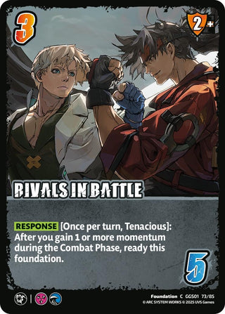 Image for RIVALS IN BATTLE (GGS01 73/85) (GUILTY GEAR -STRIVE-) - UniVersus
