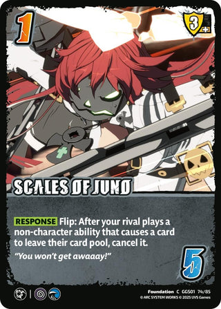 Image for SCALES OF JUNO (GGS01 74/85) (GUILTY GEAR -STRIVE-) - UniVersus