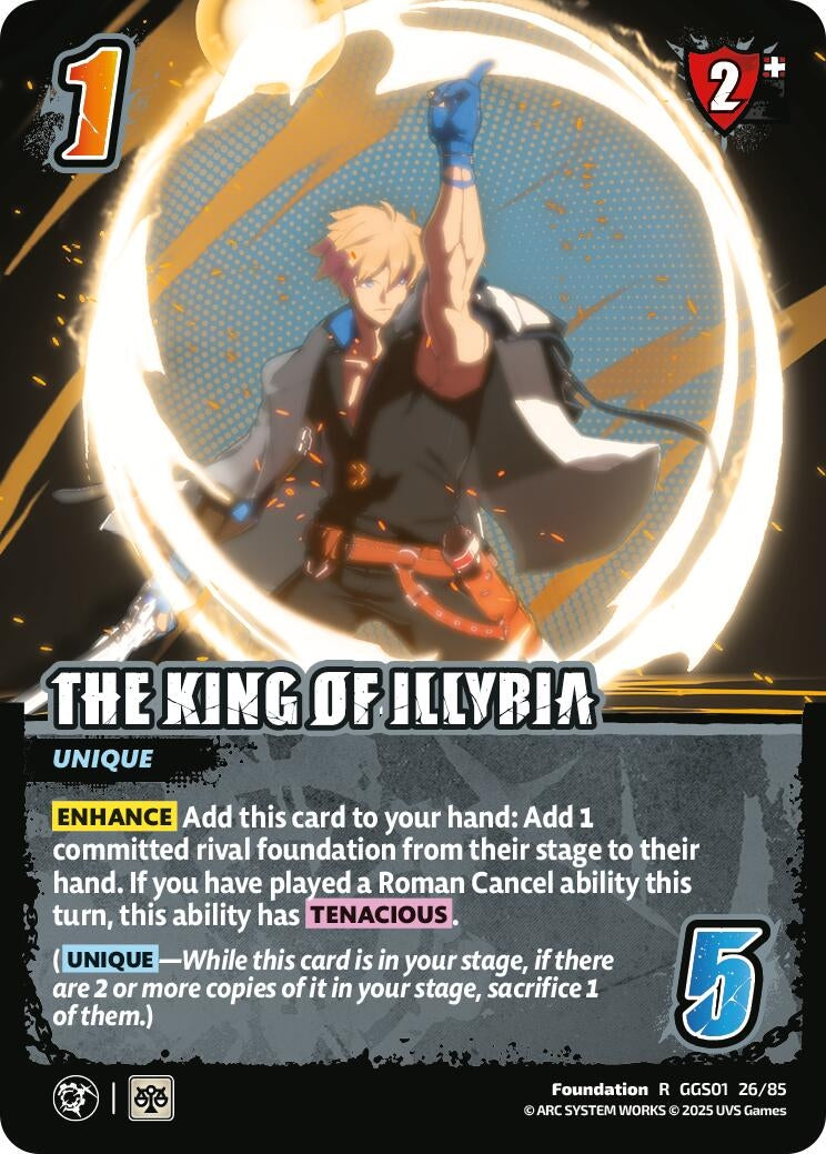 Image for THE KING OF ILLYRIA (GGS01 26/85) (GUILTY GEAR -STRIVE-) - UniVersus