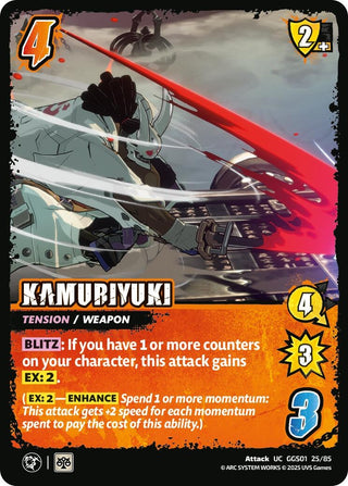 Image for KAMURIYUKI (GGS01 25/85) (GUILTY GEAR -STRIVE-) - UniVersus