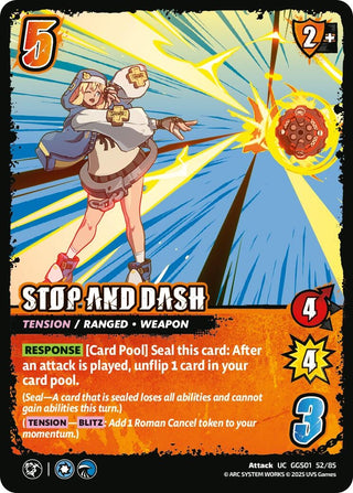 Image for STOP AND DASH (GGS01 52/85) (GUILTY GEAR -STRIVE-) - UniVersus