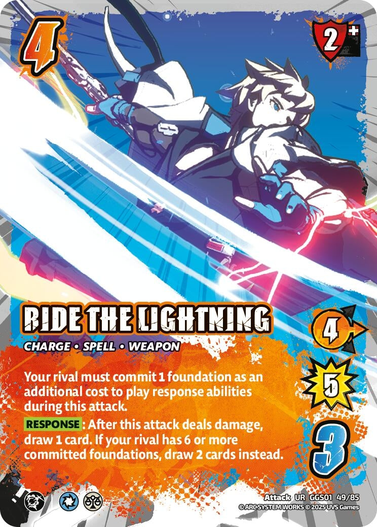 Image for RIDE THE LIGHTNING (GGS01 49/85) (GUILTY GEAR -STRIVE-) - UniVersus