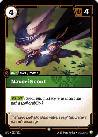 Image for Navori Scout (037/221) (Spiritforged) - Riftbound: League of Legends Trading Card Game