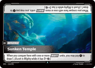 Image for Sunken Temple (218/221) (Spiritforged) - Riftbound: League of Legends Trading Card Game