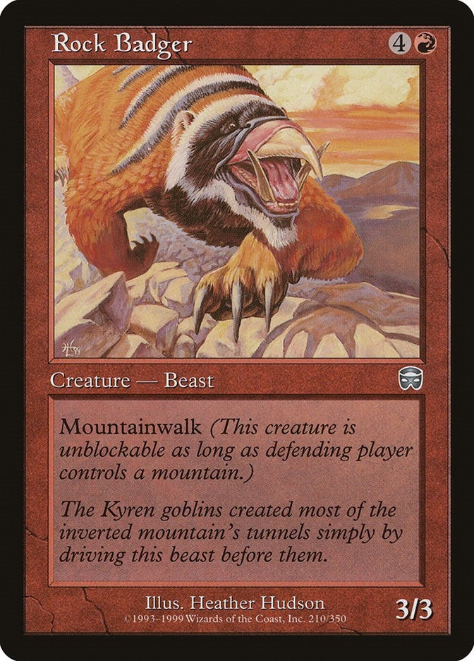 Rock Badger (210) [MMQ] - MTG Single