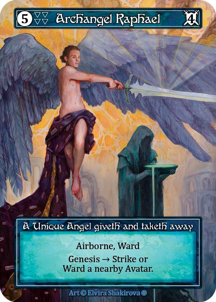 Image for Archangel Raphael (Foil) (Gothic) - Sorcery: Contested Realm
