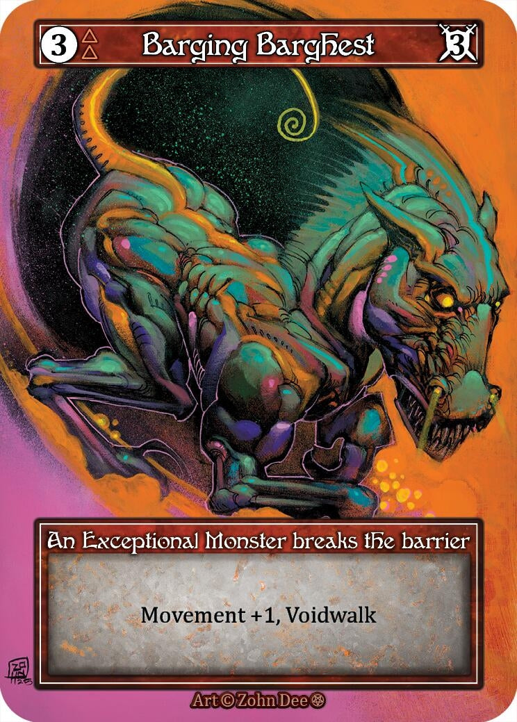 Image for Barging Barghest (Foil) (Gothic) - Sorcery: Contested Realm