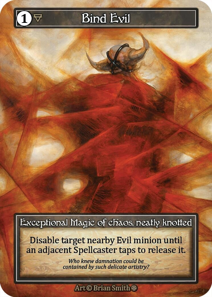 Image for Bind Evil (Foil) (Gothic) - Sorcery: Contested Realm