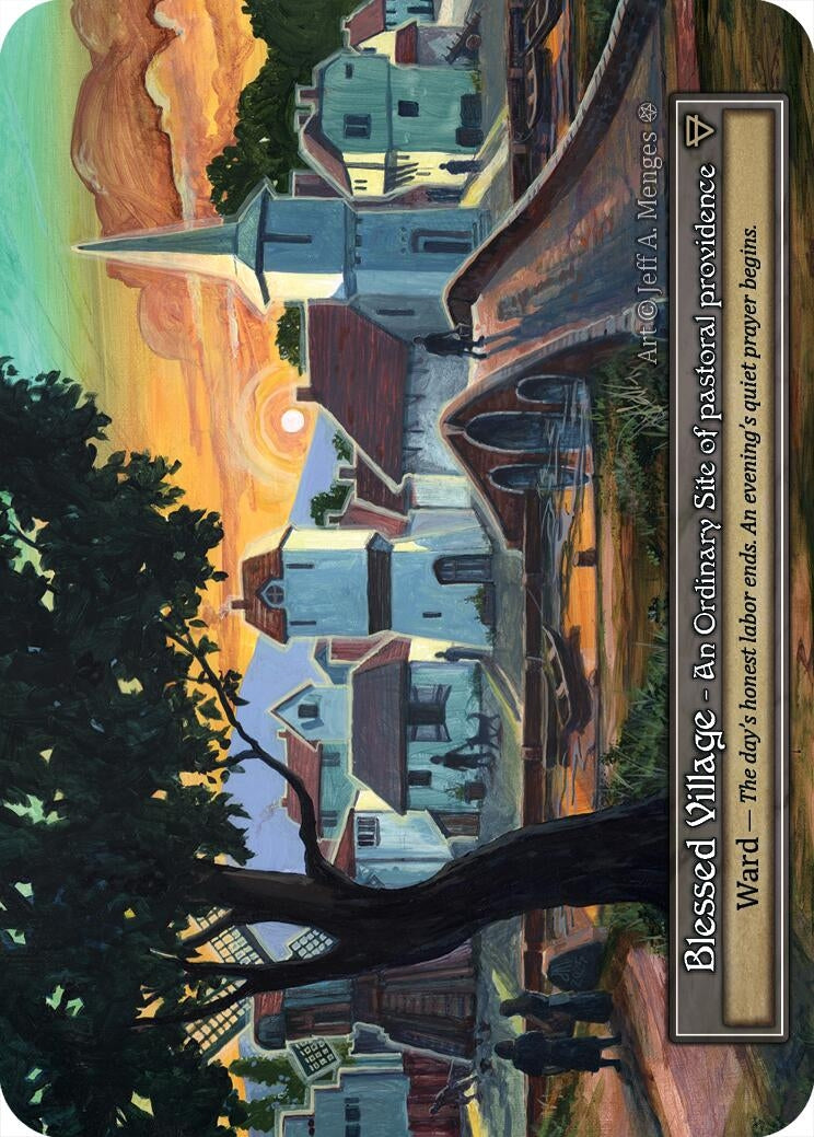 Image for Blessed Village (Foil) (Gothic) - Sorcery: Contested Realm