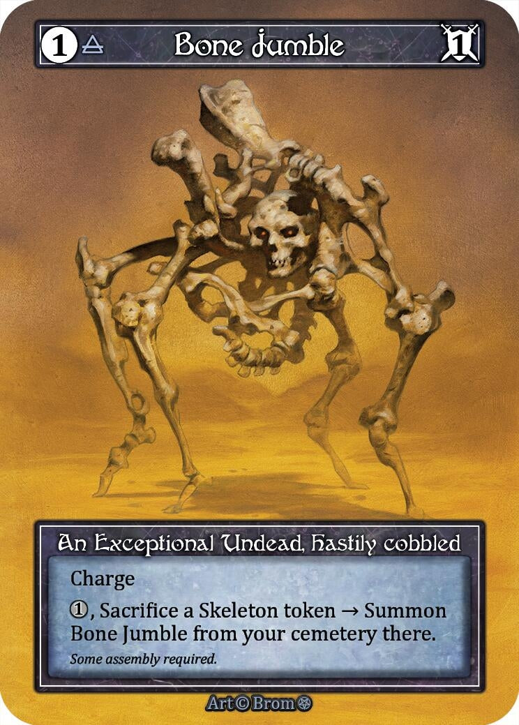 Image for Bone Jumble (Foil) (Gothic) - Sorcery: Contested Realm