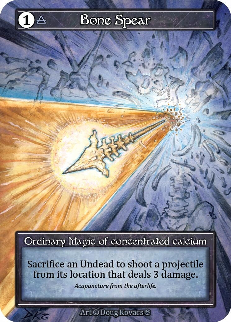 Image for Bone Spear (Foil) (Gothic) - Sorcery: Contested Realm