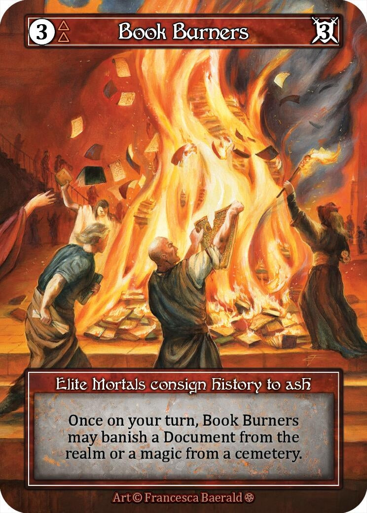 Image for Book Burners (Foil) (Gothic) - Sorcery: Contested Realm