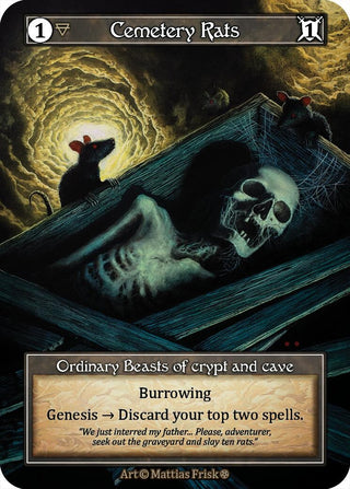 Image for Cemetery Rats (Foil) (Gothic) - Sorcery: Contested Realm