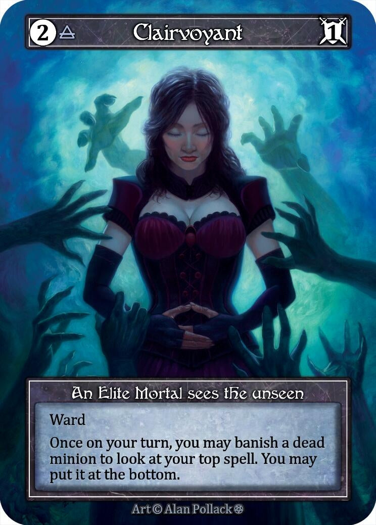 Image for Clairvoyant (Foil) (Gothic) - Sorcery: Contested Realm