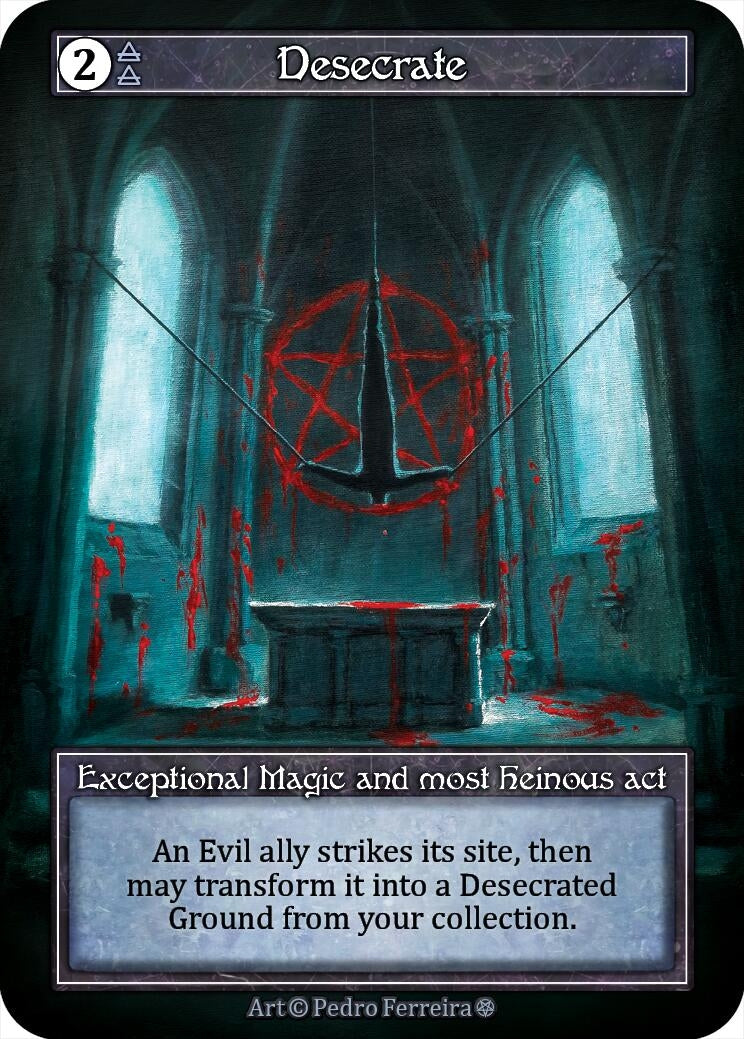 Image for Desecrate (Foil) (Gothic) - Sorcery: Contested Realm