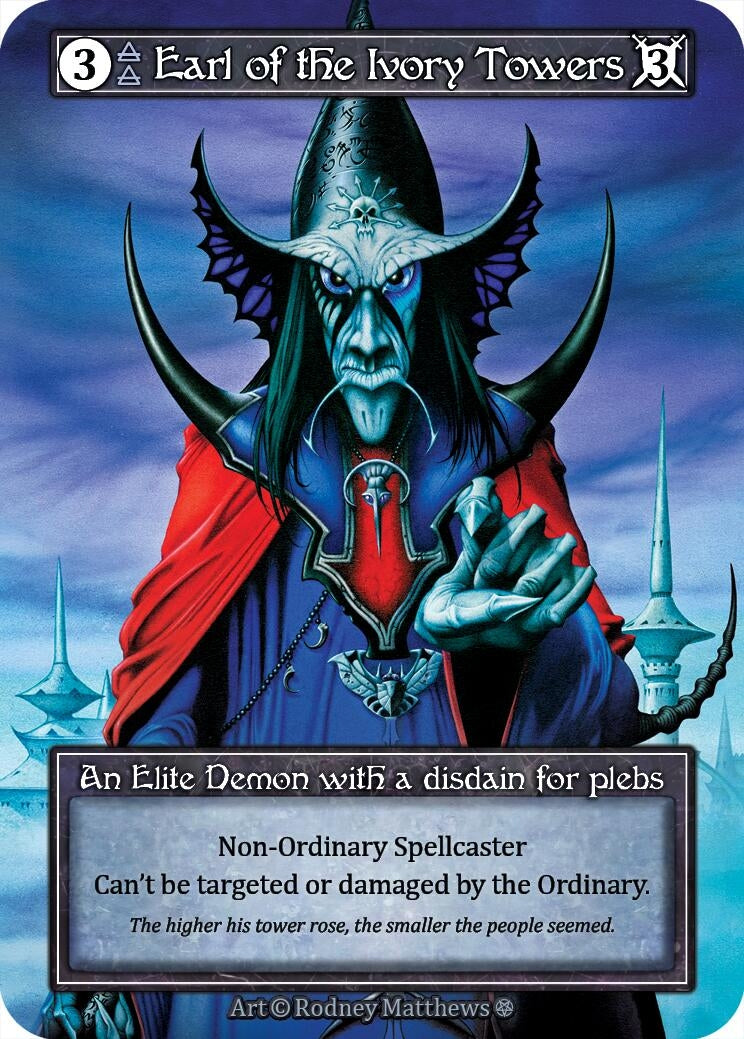 Image for Earl of the Ivory Towers (Foil) (Gothic) - Sorcery: Contested Realm