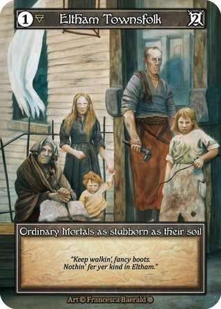 Image for Eltham Townsfolk (Foil) (Gothic) - Sorcery: Contested Realm