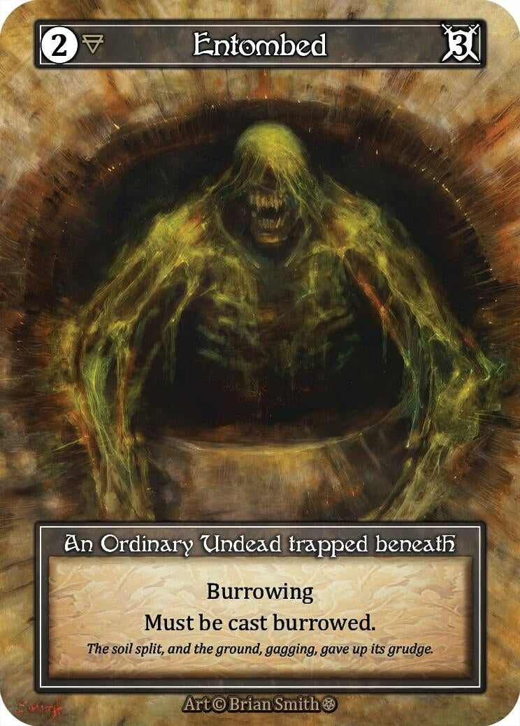 Image for Entombed (Foil) (Gothic) - Sorcery: Contested Realm