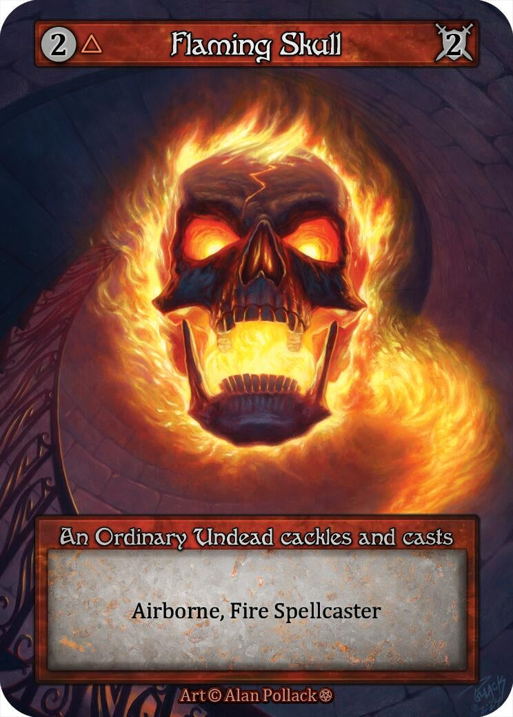 Image for Flaming Skull (Gothic) - Sorcery: Contested Realm