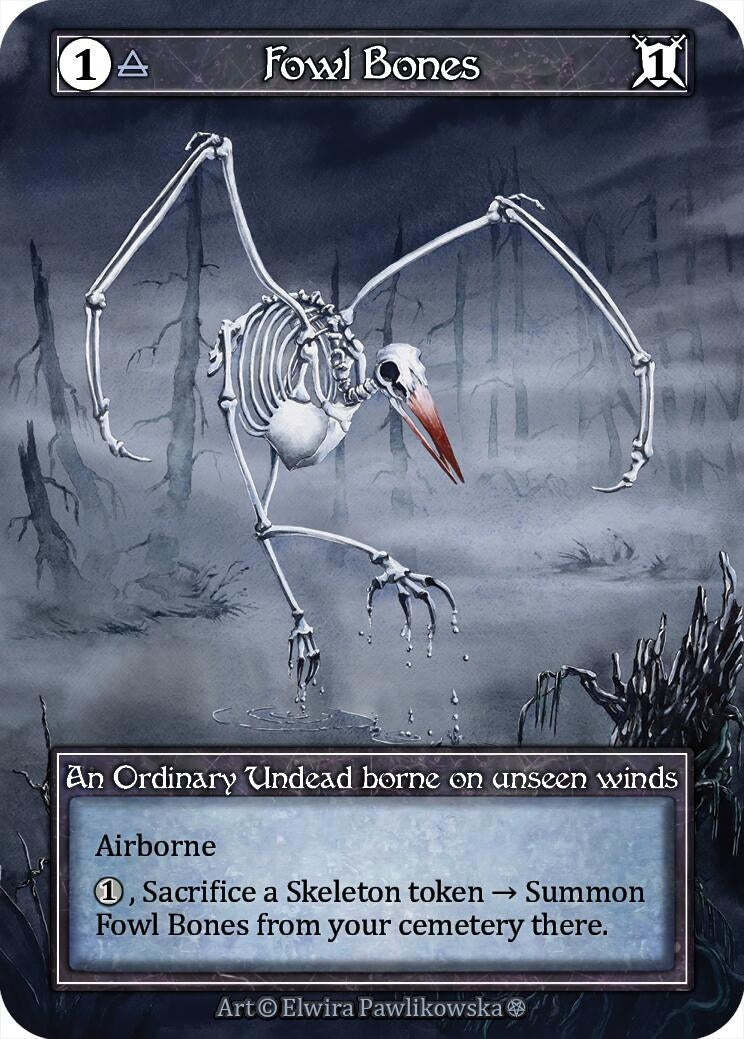 Image for Fowl Bones (Foil) (Gothic) - Sorcery: Contested Realm