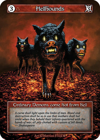Image for Hellhounds (Foil) (Gothic) - Sorcery: Contested Realm