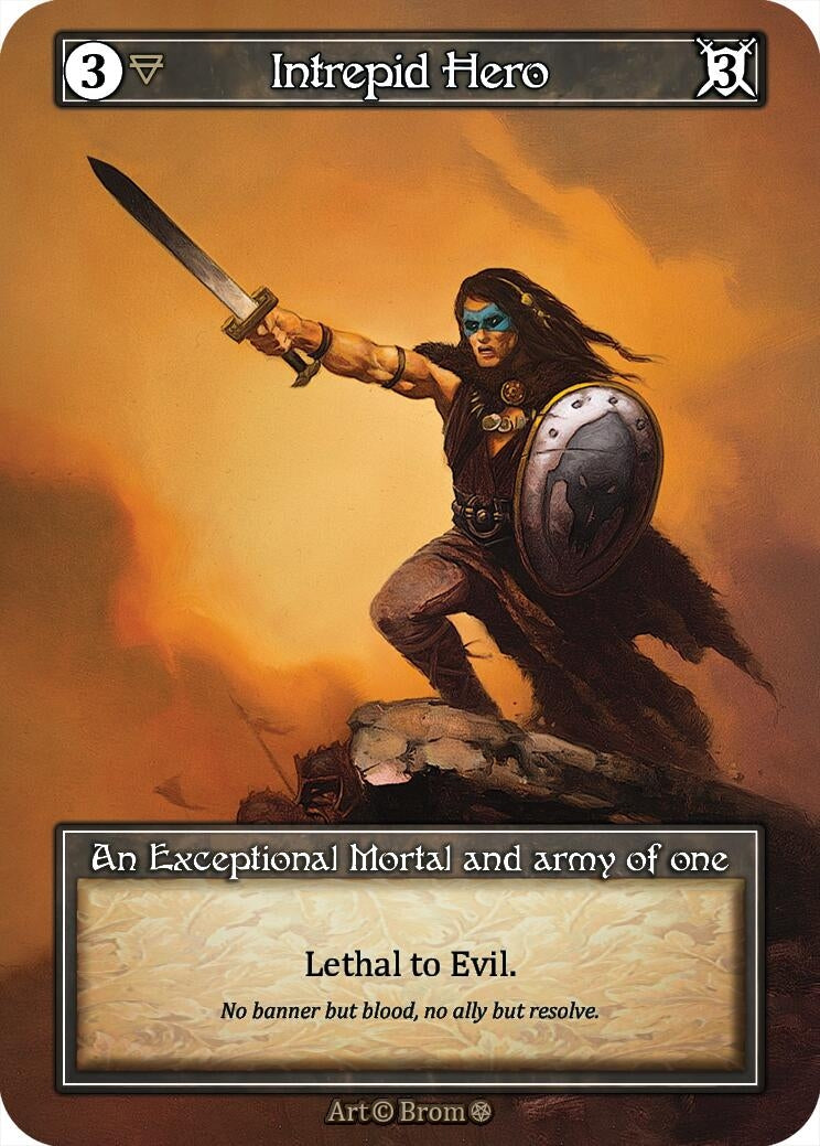 Image for Intrepid Hero (Foil) (Gothic) - Sorcery: Contested Realm