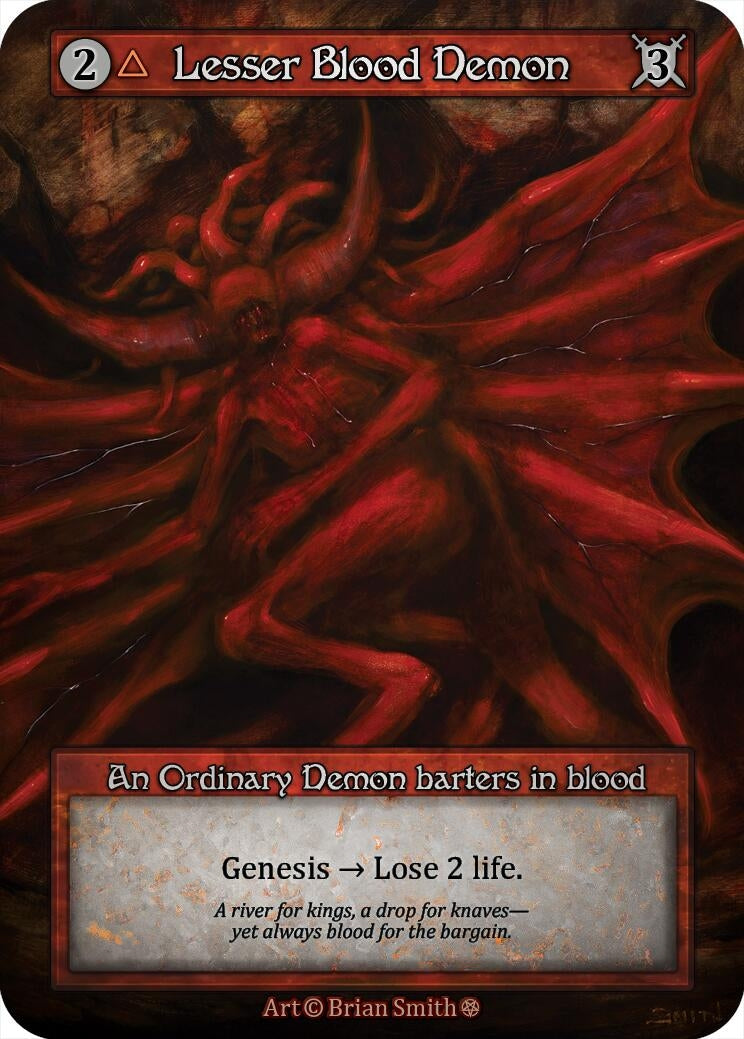 Image for Lesser Blood Demon (Gothic) - Sorcery: Contested Realm