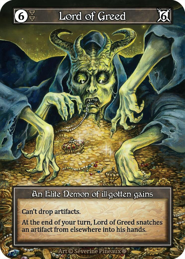 Image for Lord of Greed (Foil) (Gothic) - Sorcery: Contested Realm