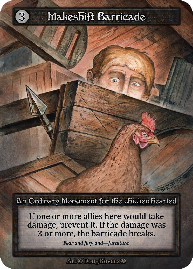 Image for Makeshift Barricade (Gothic) - Sorcery: Contested Realm