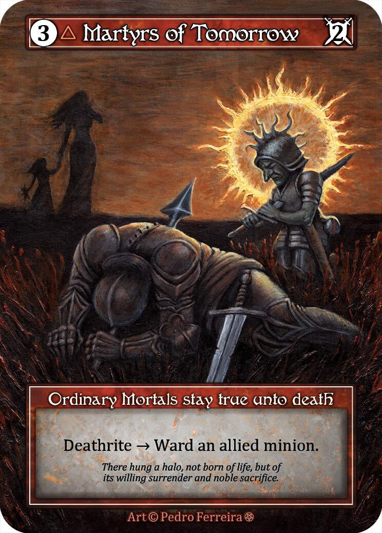 Image for Martyrs of Tomorrow (Foil) (Gothic) - Sorcery: Contested Realm