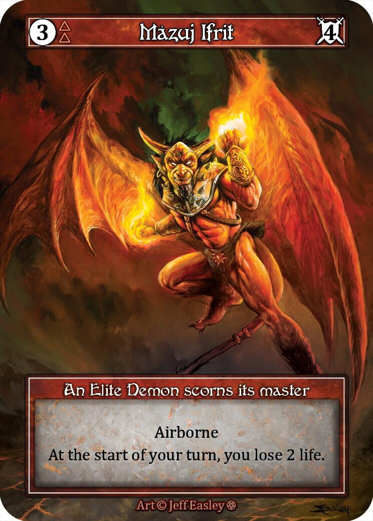 Image for Mazuj Ifrit (Foil) (Gothic) - Sorcery: Contested Realm