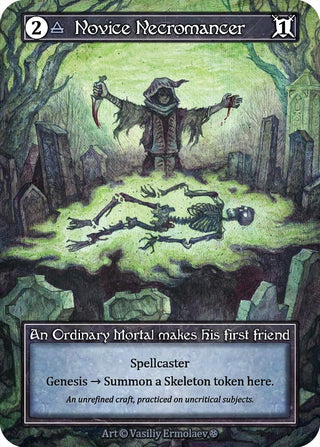 Image for Novice Necromancer (Foil) (Gothic) - Sorcery: Contested Realm