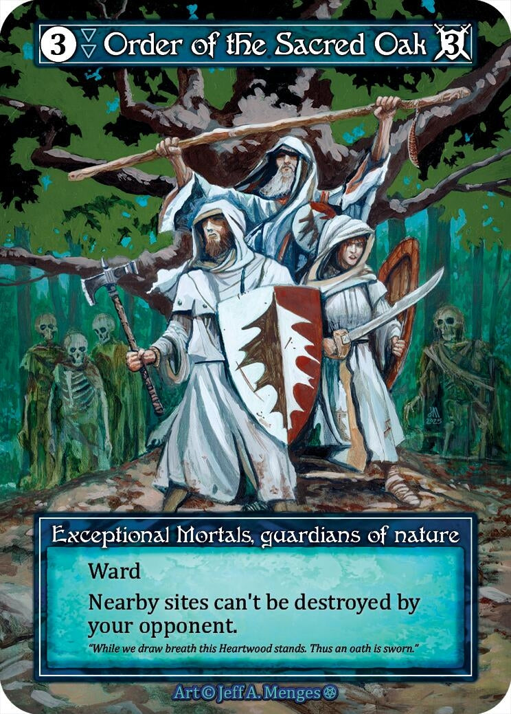 Image for Order of the Sacred Oak (Foil) (Gothic) - Sorcery: Contested Realm