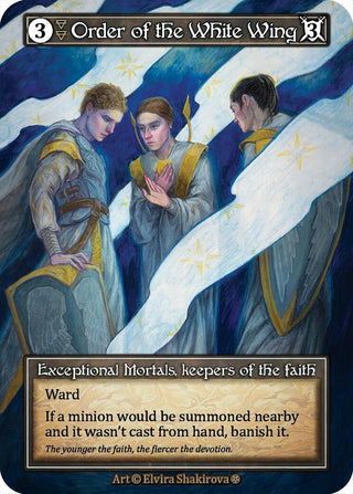 Image for Order of the White Wing (Foil) (Gothic) - Sorcery: Contested Realm