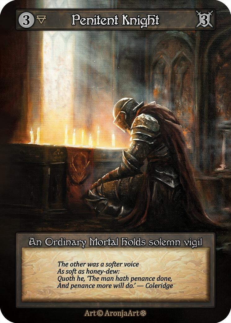 Image for Penitent Knight (Gothic) - Sorcery: Contested Realm