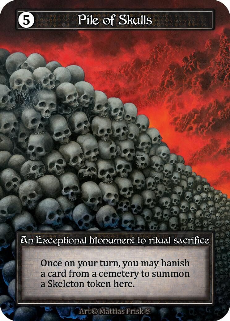Image for Pile of Skulls (Foil) (Gothic) - Sorcery: Contested Realm